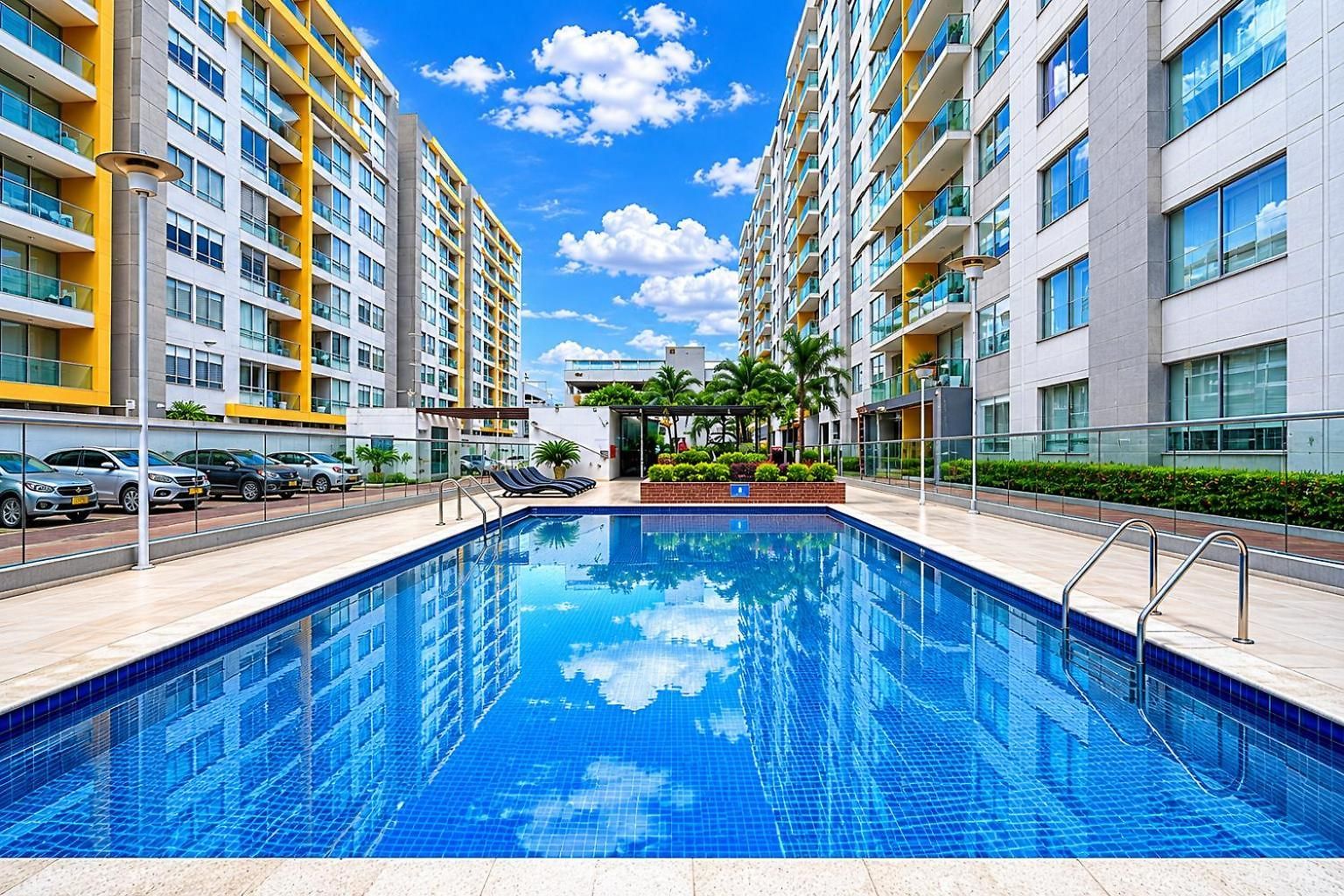 Apartamento - 3 - Zona Tranquila - Piscina&gym - Parqueadero - Internet Cartagena